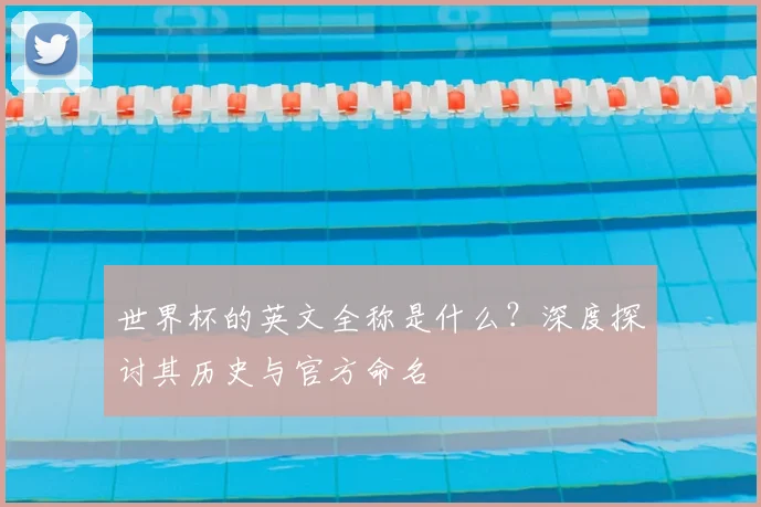世界杯的英文全称是什么？深度探讨其历史与官方命名