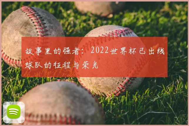 故事里的强者：2022世界杯已出线球队的征程与荣光
